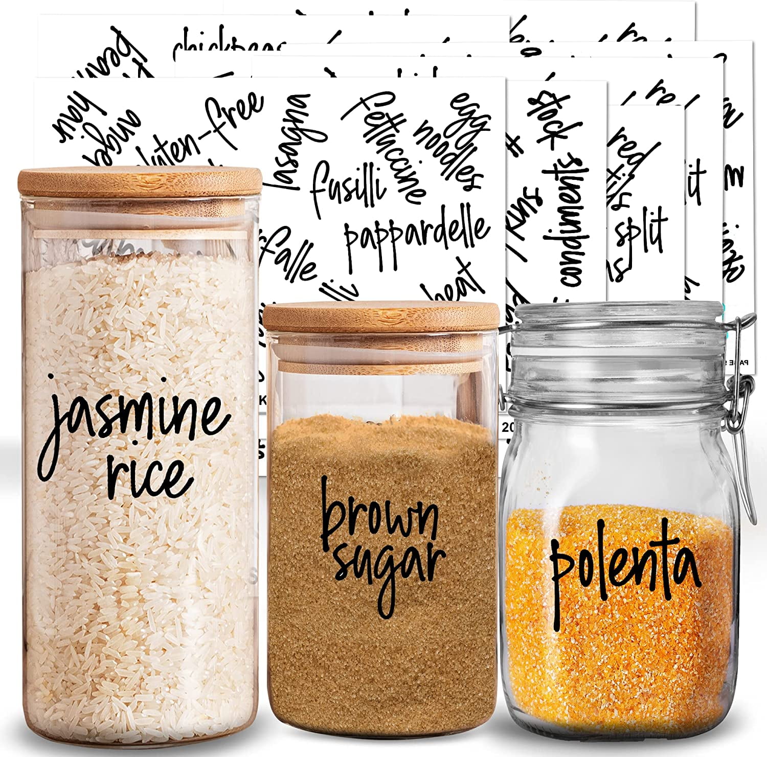 Customized Spice Jar & Pantry Labels Kitchen Labels Waterproof Permanent  Labels Oil Labels Pantry Organization kitchen Organization 