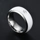 thumbnail image 1 of Fiudx Anillo Nfc, Anillo Inteligente de Acero Inoxidable, Anillo de Joyería Resistente Al Agua, Función de Desbloqueo de Teléfono, Inicio Rápido de Aplicaciones, Intercambio de Tarjetas de Presentaci, 1 of 3