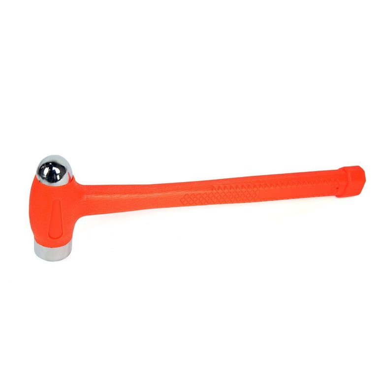 32oz Dead Blow Hammer - 2lb Dual Head Ball Peen Hammer With Non-Slip Grip