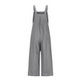 thumbnail image 5 of Akiihool Formal Jumpsuit For Girls' Casual Sleeveless Jumpsuits Spaghetti Strap Loose Romper Long Pants (Grey,11-12 Years), 5 of 9