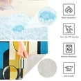 thumbnail image 3 of Yayeee Bath Rug for Bathroom Floor Non Slip Contour Fluffy Soft Absorbent Mat, 20"x24", Modern Cocktails, 3 of 7