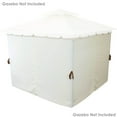 thumbnail image 5 of Sunnydaze 103" x 80.25" 4-Piece Gazebo Sidewall Set, Cream Polyester Curtains, 5 of 7