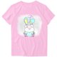 thumbnail image 5 of Camisetas de cuello redondo para mujer del día de Pascua, camisetas con estampado de conejo de Pascua, camisetas de manga corta, blusas Pompotops hkajfhjk462513, 5 of 7