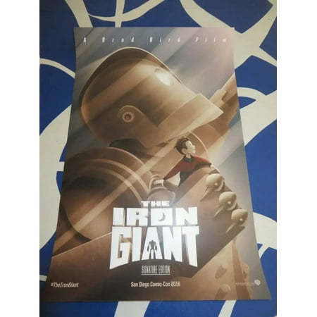 Iron Giant 2016 Sdcc Exclusive 2 Sided Mini Movie Poster