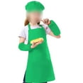 thumbnail image 4 of Sistema del sombrero del cocinero del bulto del delantal de los niños, delantal ajustable del babero de los niños, 4 of 5