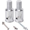 thumbnail image 1 of (2-Pack) 1" Threaded Tips Replacement for Extension Poles Repairing, Push Broom Handle Threaded End, 1 of 7