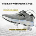 thumbnail image 6 of FitVille Wide Walking Shoes for Men Cushioned Running Shoes Mens Athletic Shoes Arch Support,11.5 Wide, 6 of 7
