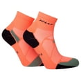 thumbnail image 5 of Hilly Marathon Fresh Anklet Min Socks - Neon Candy/Sage Green, 5 of 6