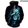 thumbnail image 4 of 2021 Nueva moda Astronauta 3D Impreso Sudaderas Casuales Cool Sudaderas Hombres Mujeres Niños Moda Jersey Niño Niña Niños Abrigo, 4 of 5
