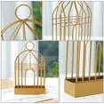 thumbnail image 5 of Decorative Metal Birdcage Wall Planter, Vintage Black Hanging Flower Pot Holder for Indoor Outdoor Decor, 5 of 7