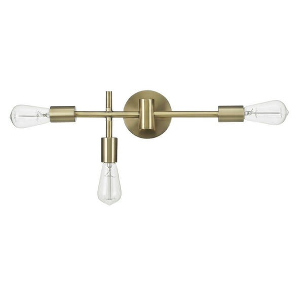 Globe Electric 91002732 Hollins 3 Light 18" Wide Vanity Light - Brass
