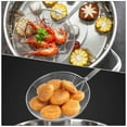thumbnail image 5 of Food Strain Colander Hot Pot Strainer Spoon Stainless Steel Slotted Spoon Pasta Spoon, 5 of 5