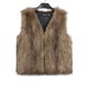 thumbnail image 5 of Chaqueta de abrigo cálida para mujer, de invierno, lisa, con cuello en V, 5 of 5
