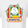 thumbnail image 3 of Peanuts - Charlie Brown Karneval - Juniors Cropped Cotton Blend T-Shirt, 3 of 6