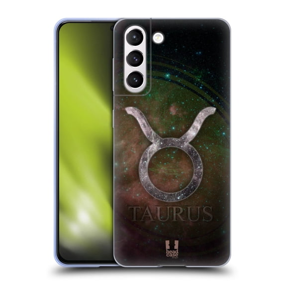 Head Case Designs Nebula Zodiac Symbols Taurus Soft Gel Case Compatible with Samsung Galaxy S21 5G