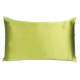 thumbnail image 5 of Lemongrass Dreamy Set of 2 Silky Satin Queen Pillowcases, 5 of 6