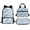 Cartoon Shark Stripes, variant on Psesaysky Starry Night Octopus Print Kids School Backpack for Boys, 3PCS Bookbag Cute Bookbag Set with Lunch Bag & Pencil Case for School Student