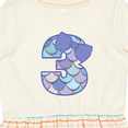 thumbnail image 4 of Inktastic 3rd Birthday Mermaid 3 Year Old Girl Girls Toddler Dress, 4 of 5