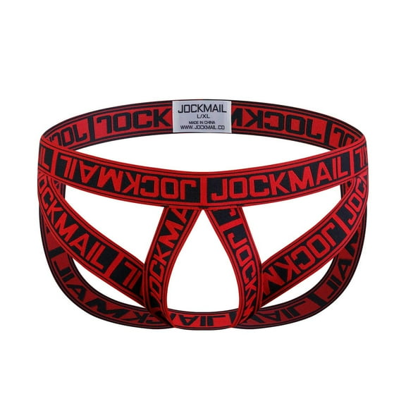 Augper Men Casual Fashion Solid Sexy Underwear Thong Buttock Lift Breathable Briefs