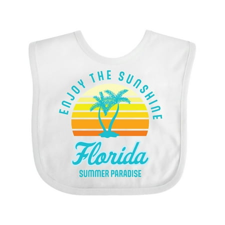

Inktastic Enjoy The Sunshine Florida Summer Paradise Gift Baby Boy or Baby Girl Bib