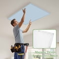 thumbnail image 4 of Sky Blue Magnetic Fluorescent Light Covers for Ceiling Lights 2 x 4 Feet, Modern Pure Winter Sky Blue Office Classroom Kitchen Drop Ceiling Light Covers Lighting Filters Shade Panel 3 Packs, 4 of 9