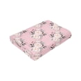 thumbnail image 6 of Wijzvio Vintage Floral Bouquets Flowers Throw Blanket Soft Fuzzy Fleece Blanket For Couch Bed Living Room Decoration 60"X50", 6 of 9