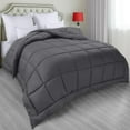 thumbnail image 1 of Ropa de cama Edredon Utopia para todas las estaciones, plumón, color gris, 1 of 7