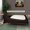 thumbnail image 2 of HNB Store Box Sprg cover Upgrade Your Mattress with our California King Size Fits Box Sprgs Upto 18" Deep Chocolate, 2 of 5