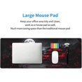 thumbnail image 6 of Black Red Japanese XXL Mouse Pad - 35.4x15.7 Inch Design Style, Extended Large Gaming Mousepad, Non-Slip Rubber Base, Stitched Edges, Perfect for Home Office, 6 of 6