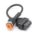 thumbnail image 3 of Scienceny 6PIN TO 16PIN Conversion Line Adapter Accessories Professional Motorcycle Tools Wire Scan Plug Extension Converter Type2 NO2 Scienceny VI011618-00, 3 of 6