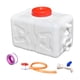 thumbnail image 3 of Contenedor de almacenamiento de agua potable Cubo de almacenamiento horizontal A prueba de fugas Gran capacidad blanco 15 kg, 3 of 9