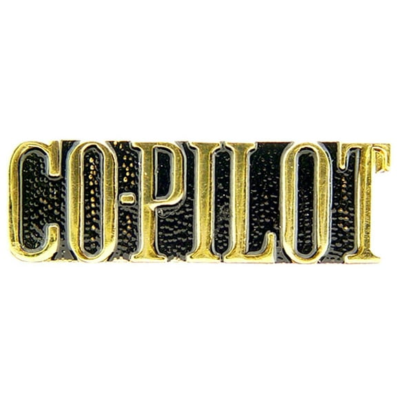 Eagle Emblems P15836 Pin - USAF, Script Co - Pilot - 1.25 in.