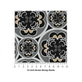 thumbnail image 4 of Rwraps Monochrome Art Deco Stamped Fortitude Matte Vinyl Film Wrap 59in x 3ft Vinyl Vehicle Car Film, 4 of 9