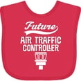 thumbnail image 3 of Inktastic Future Air Traffic Controller Boys or Girls Baby Bib, 3 of 4