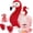 Flamingo-Red, variant on MaoGoLan 18" Plush Flamingo Stuffed Animal Mommy Stuffed Flamingo with 4 Babies