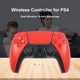 thumbnail image 3 of Controlador inalámbrico T28 para PS4 Dual Vibration 6 Axis Gyro Gamepads (Rojo) WDOplteas Para estrenar, 3 of 7