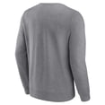 thumbnail image 3 of Men's Heather Gray Fanatics Atlanta Braves Simplicity Pullover Sweatshirt, 3 of 3