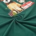 thumbnail image 4 of Famille Pyjamas de Noël Ensembles Assortis Impression Manches Longues Tops Sleepwear Rayé Homewear, 4 of 6