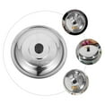 thumbnail image 6 of HEANUJJ Silver Stainless Steel Pot Lid Multipurpose Pan Cover with Anti Hot Handle, 6 of 8