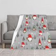 thumbnail image 2 of Christmas Throw Blanket Snowflake Blanket Luxury Soft & Lightweight Fuzzy Flannel Throw Blankets Christmas Holiday Decor for Living Room Couch Sofa Bed 40" x 50", 2 of 4