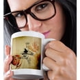 thumbnail image 2 of 3dRose, Music, piano and clef with roses on the background, 11oz Magic Transforming Mug, 2 of 8