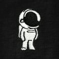 thumbnail image 2 of Dalix Astronaut Embroidered Cotton Classic Fit Long Sleeve Crewneck Tee Shirt Mens in Black S Small, 2 of 5