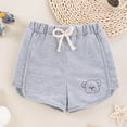 thumbnail image 2 of RUTAYY Boys Embroidered Bear Athletic Shorts With Bow Trim Summer Casual Cotton Shorts For Baby & Toddler Trouser Soft Infants Pants, 2 of 6