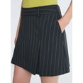 thumbnail image 3 of Scoop Women’s Pinstripe Pleated Mini Skirt, Sizes 0-20, 3 of 5
