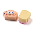 thumbnail image 2 of Cartoon Funny Eye Opaque Resin Decoden Cabochons Bread & Tea & Cup Mixed Shapes Mixed Color 9.5~13x9.5~15x7~8mm, 2 of 3