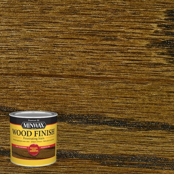 Minwax 227504444 Wood Finish Stain, Jacobean, 1/2 Pint, (1 Piece, 1 Pack)