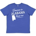 thumbnail image 3 of Inktastic Someone in Alabama Loves Me Youth T-Shirt, 3 of 5