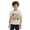 Beige, variant on Kids 250th Anniversary America Doodle T-Shirt, Boys Patriotic 1776-2026 Short Sleeve Graphic Tee