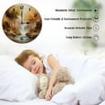 thumbnail image 3 of ZXCXRQFa Autumn Waterfalls Clock Home Decor Round Wood 10 Inch Wall Clocks Non Ticking Silent Clock Art for Living Room Kitchen Bedroom Decorative, 3 of 7