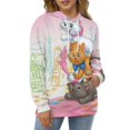 thumbnail image 5 of The Aristocats Mens Womens Novelty Hoodie 3D Print Pullover Hooded Long Sleeve Sweatshirts Tops Blouse with Pocket, 5 of 8